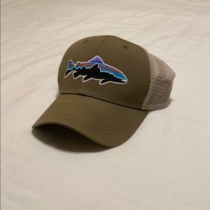 Patagonia Fitz Roy Trout Trucker Hat Matcha Green